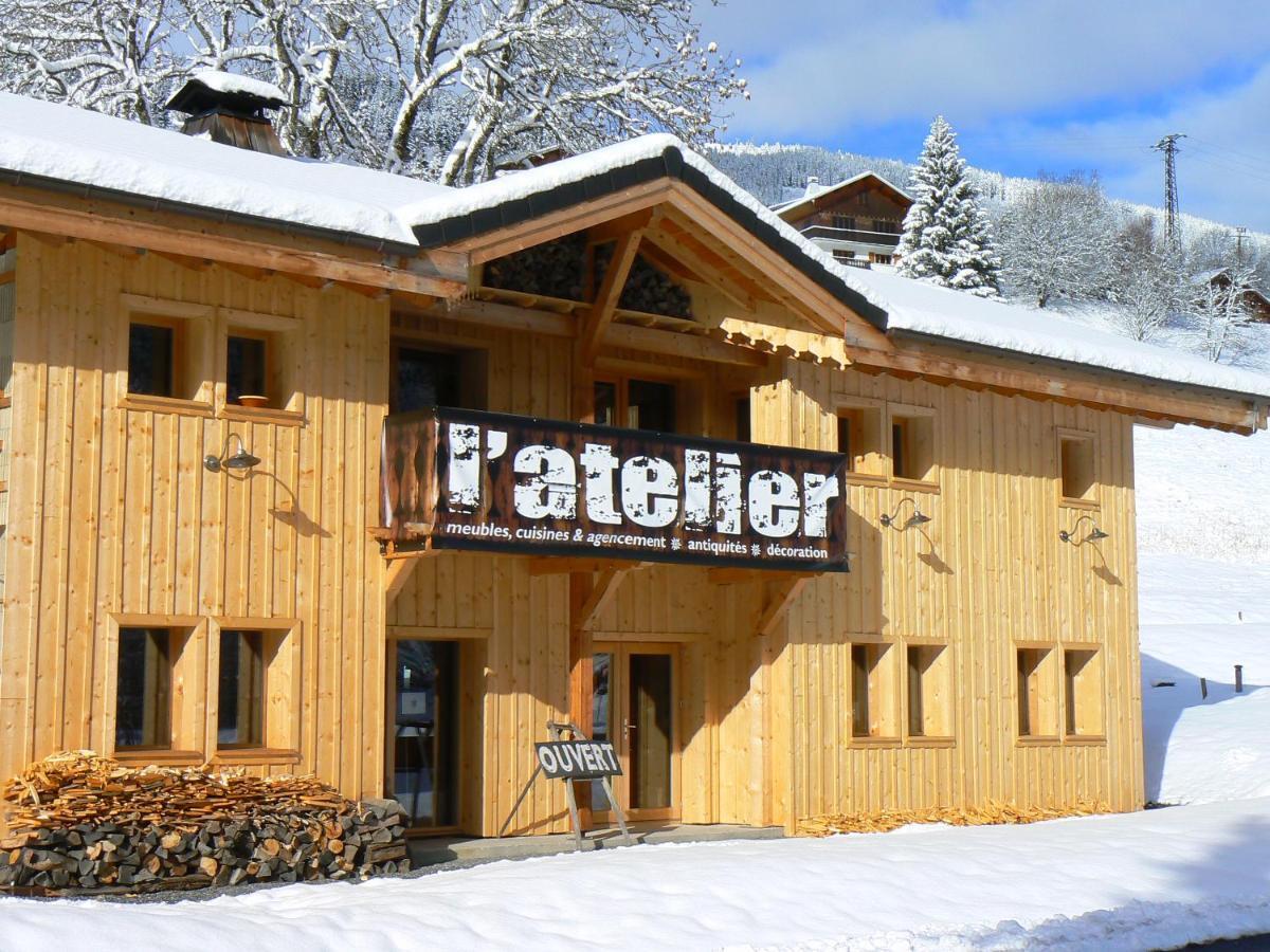 Apartamento Le Grenier A Luge Les Gets Exterior foto